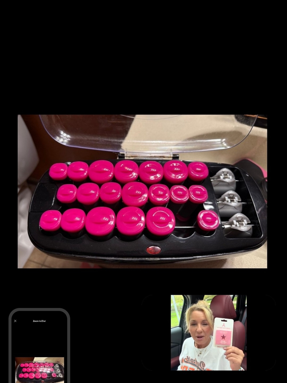CONAIR Hot Rollers 20 Hair Curlers CHV26HCXR Styling with 2 Clips Works Great